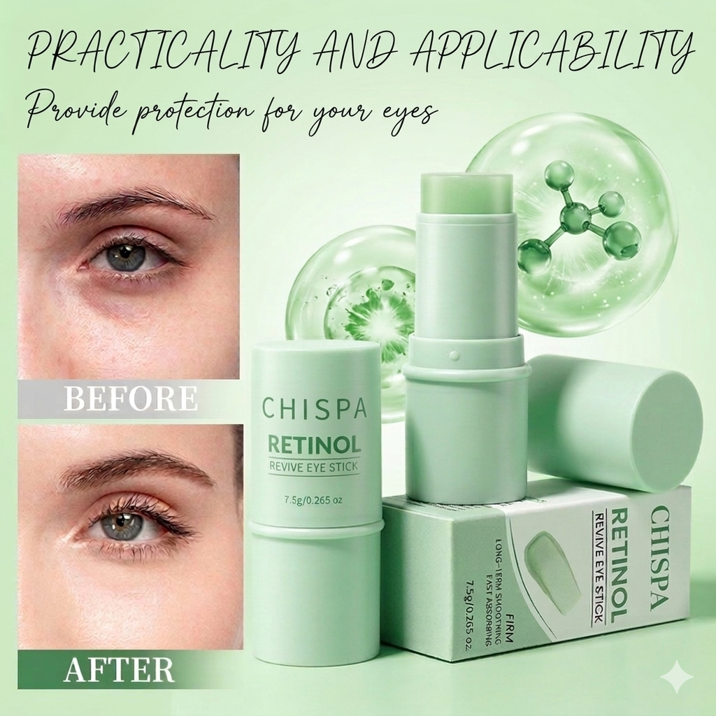 CHISPA Retinol Eye Stick — Firms, Depuffs & Brightens Dark Circles